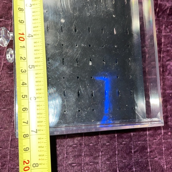 New Body jewlery holder acrylic 3 trays one missing Handel - Picture 8 of 10